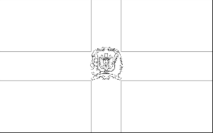 Dominican republic flag coloring page