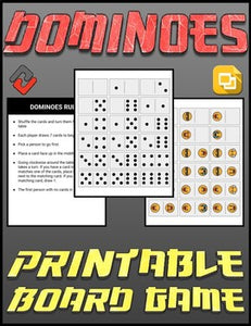 Dominoes printable board game editable google slides distance learni â