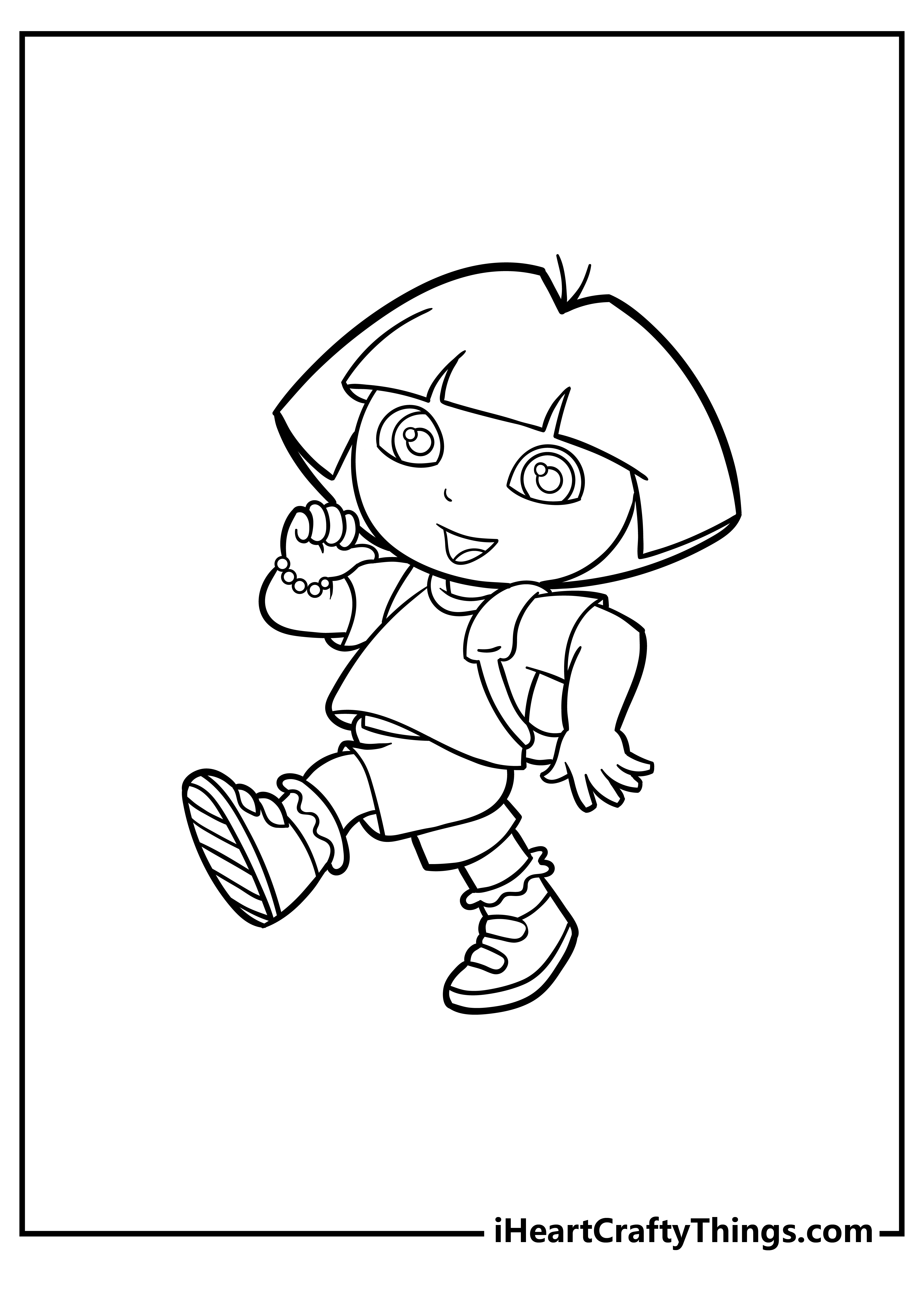 Dora coloring pages free printables