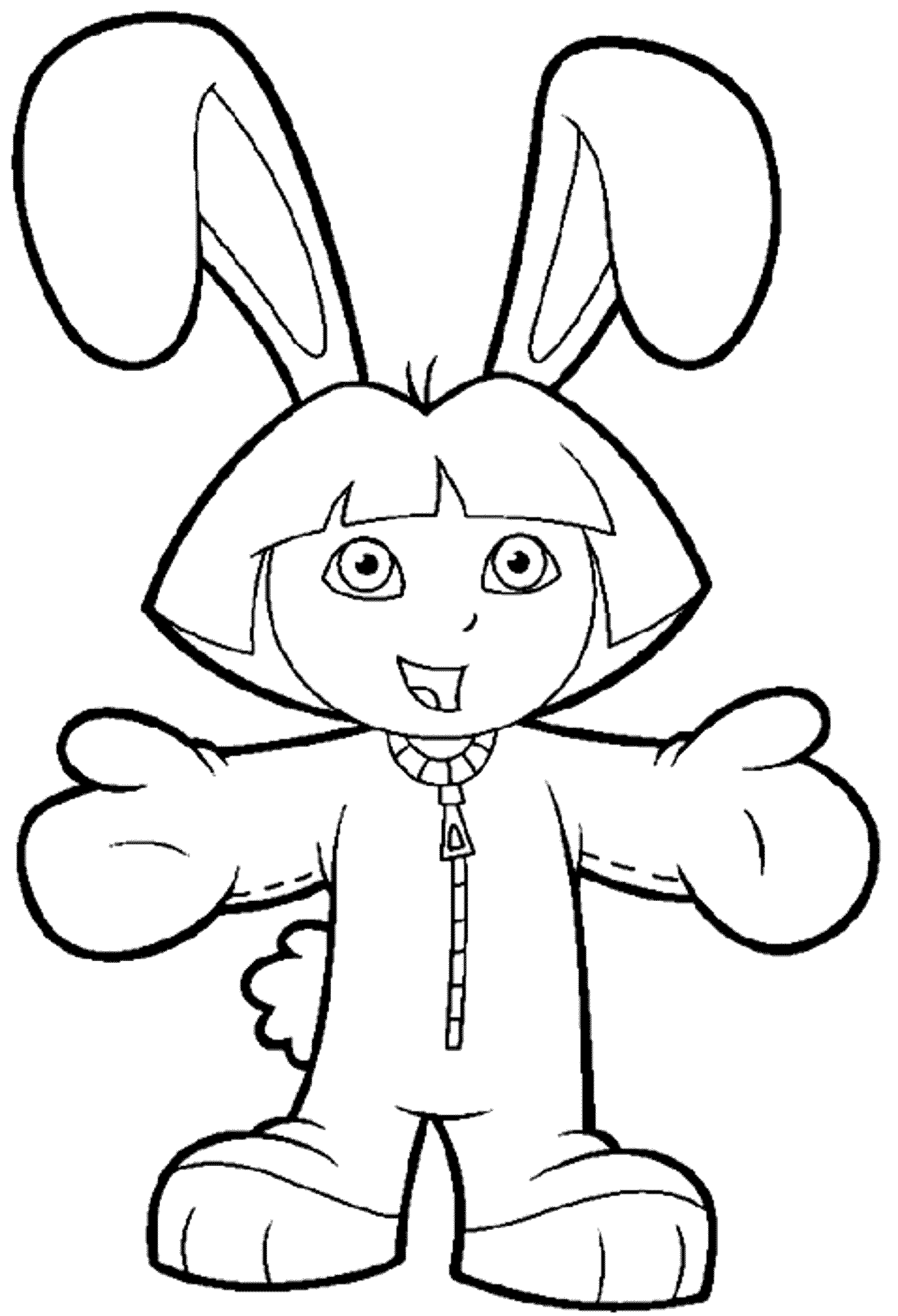 Coloring pages free dora the explorer coloring pages games