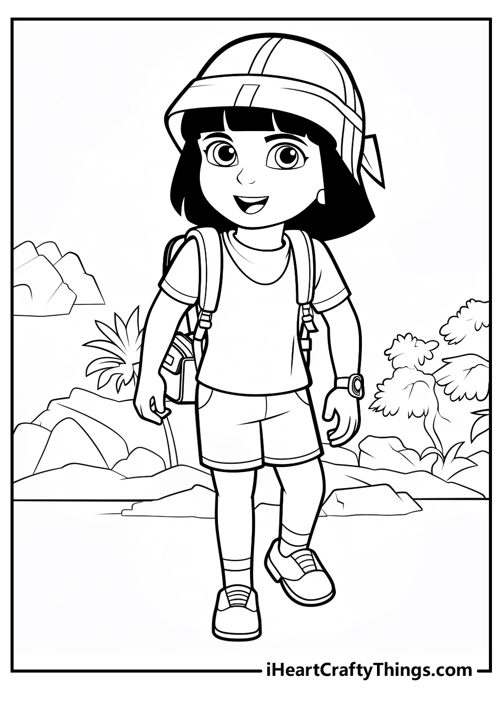 Dora coloring pages free printables