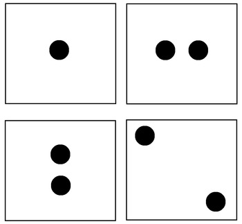 Subitizing dot cards