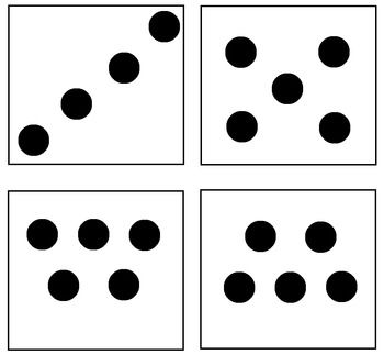 Subitizing dot cards