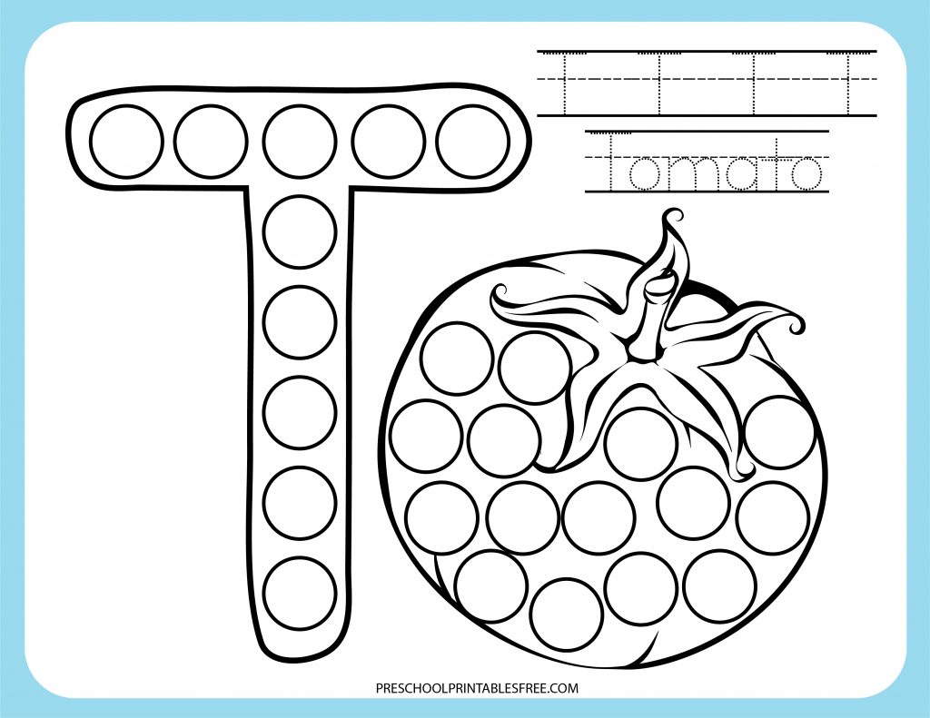 Free do a dot alphabet printables â free preschool printables