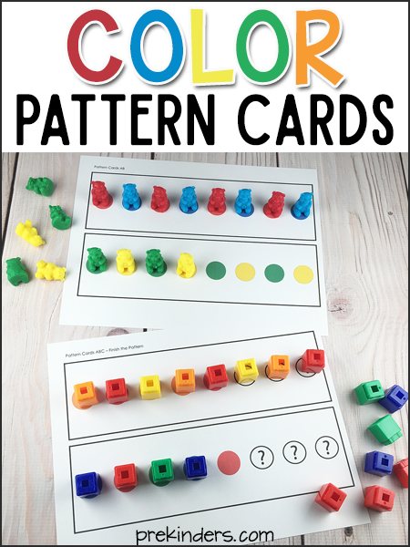 Color pattern cards