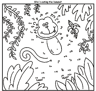 Dot to dots free coloring pages