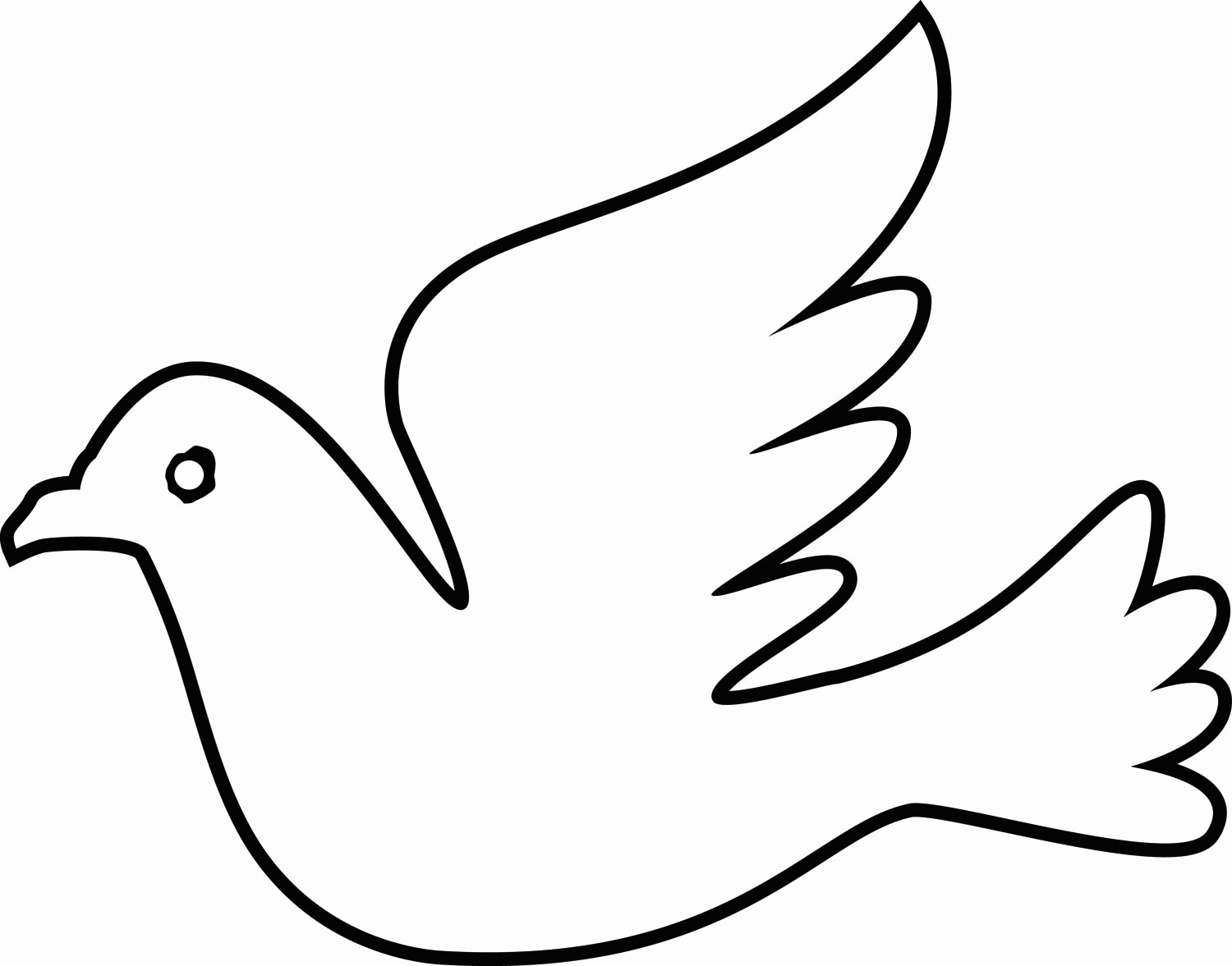 Dove coloring pages