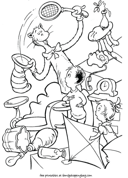 Free printable dr seuss coloring pages and more lil shannie