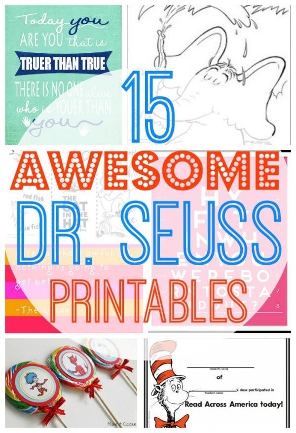 Awesome free dr seuss printables coloring pages cupcake toppers and more drseuss