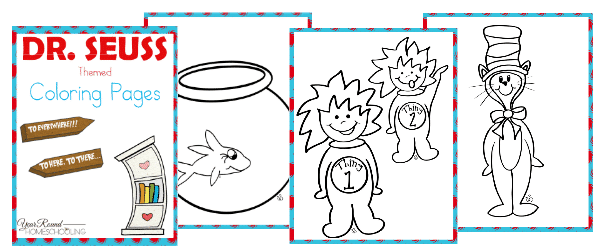 Dr seuss coloring pages