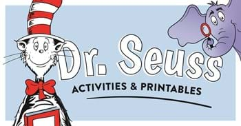 Dr seuss activities and printables