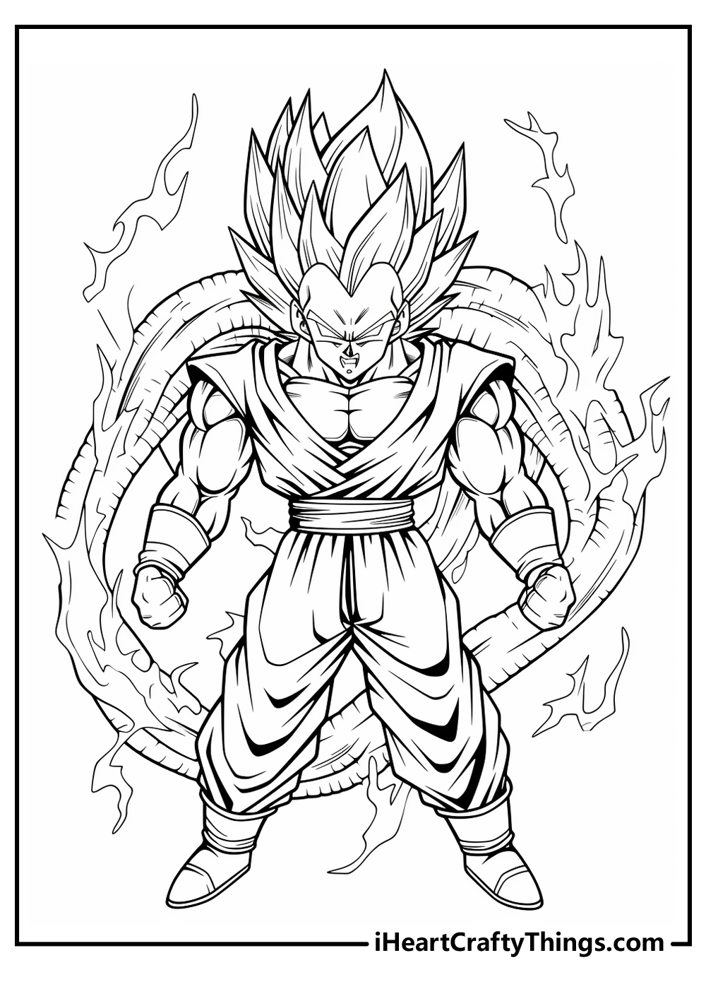 Dragon ball z coloring pages free printables