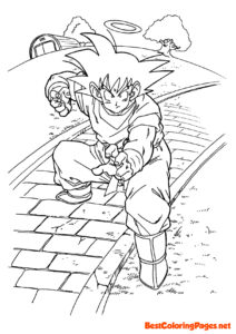 Dragon ball coloring pages