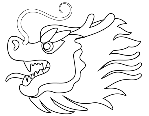 Dragon face emoji coloring page free printable coloring pages