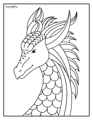 Dragon coloring pages