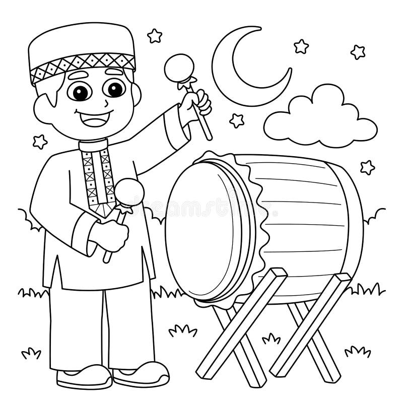 Drum coloring stock illustrations â drum coloring stock illustrations vectors clipart