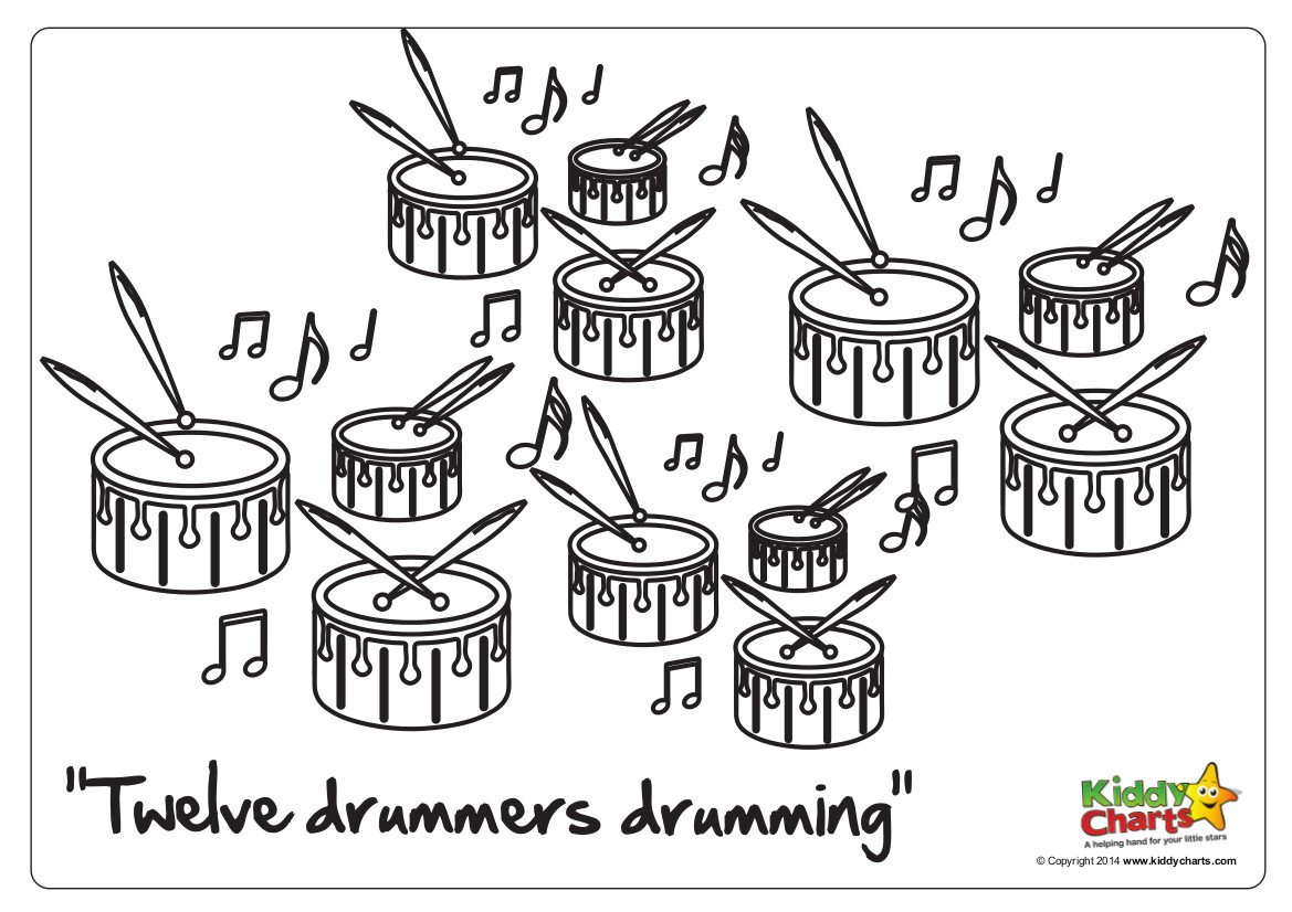 On the th day of christmas drummers drumming