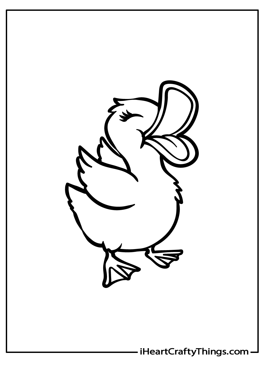 Duck coloring pages free printables