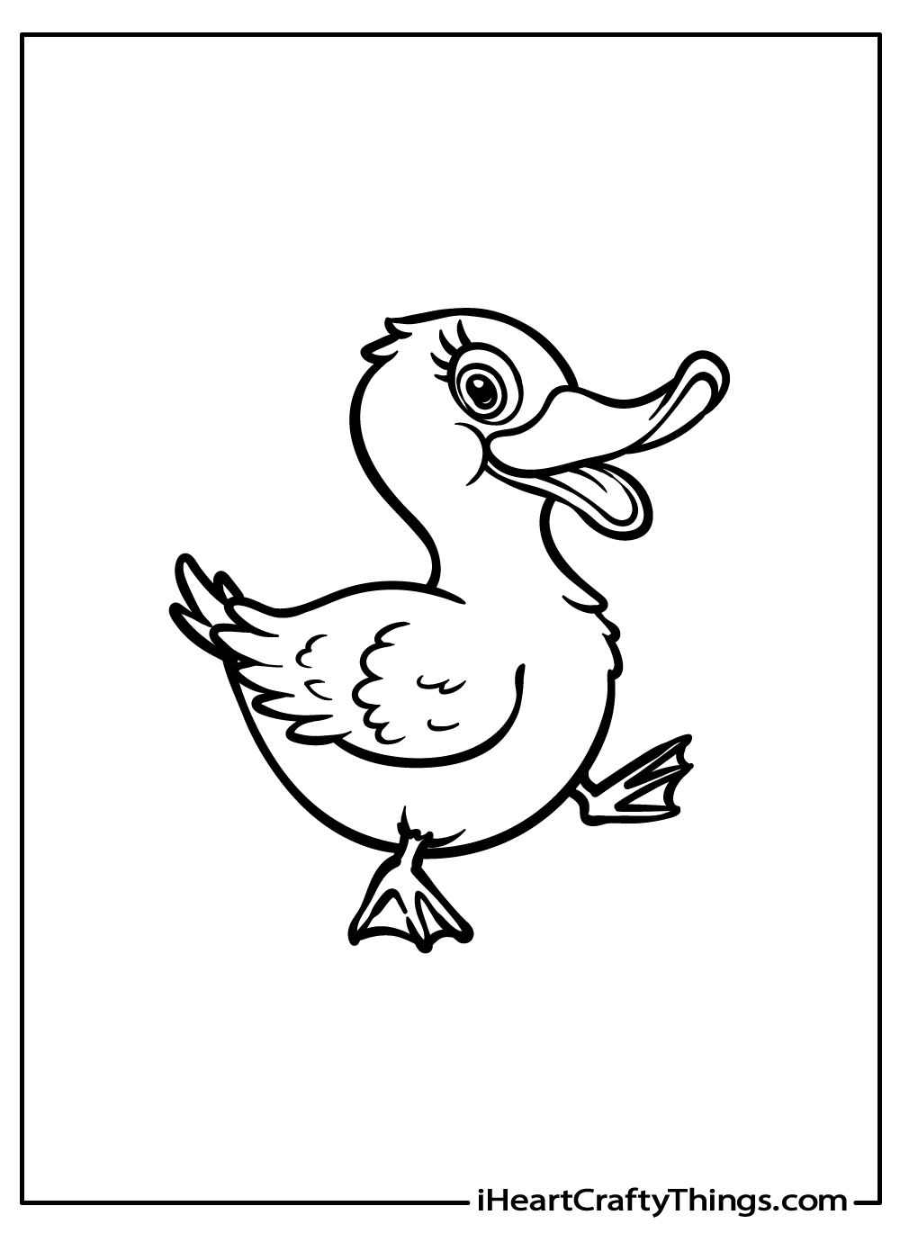 Duck coloring pages free printables