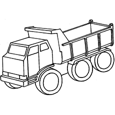 Top free printable dump truck coloring pages online