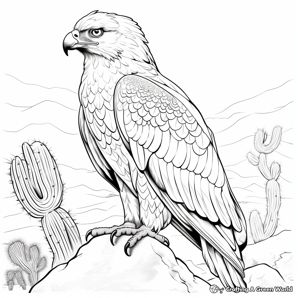 Eagle adult coloring pages