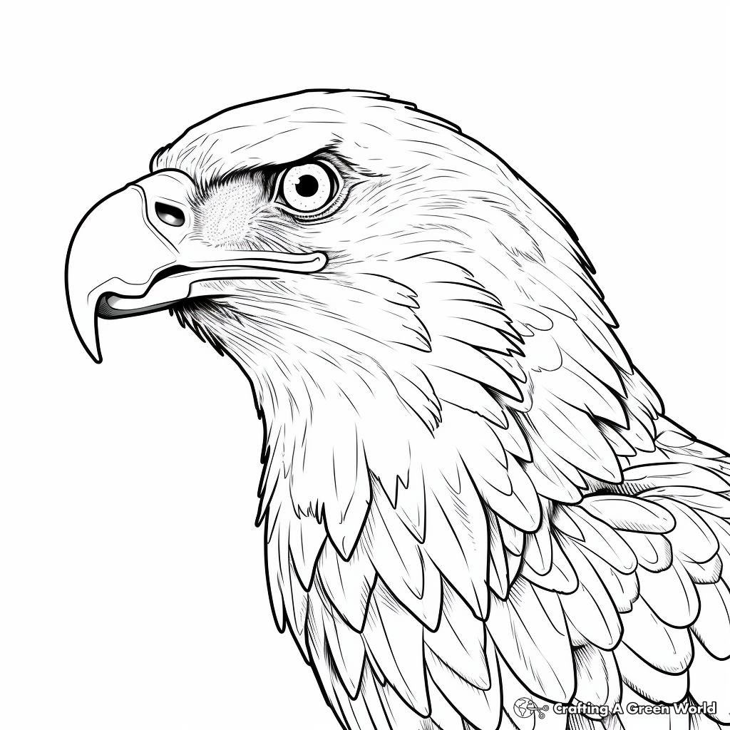 Bald eagle coloring pages