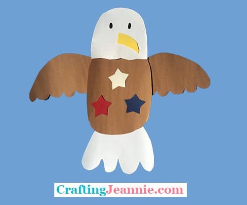 Bald eagle craft free template