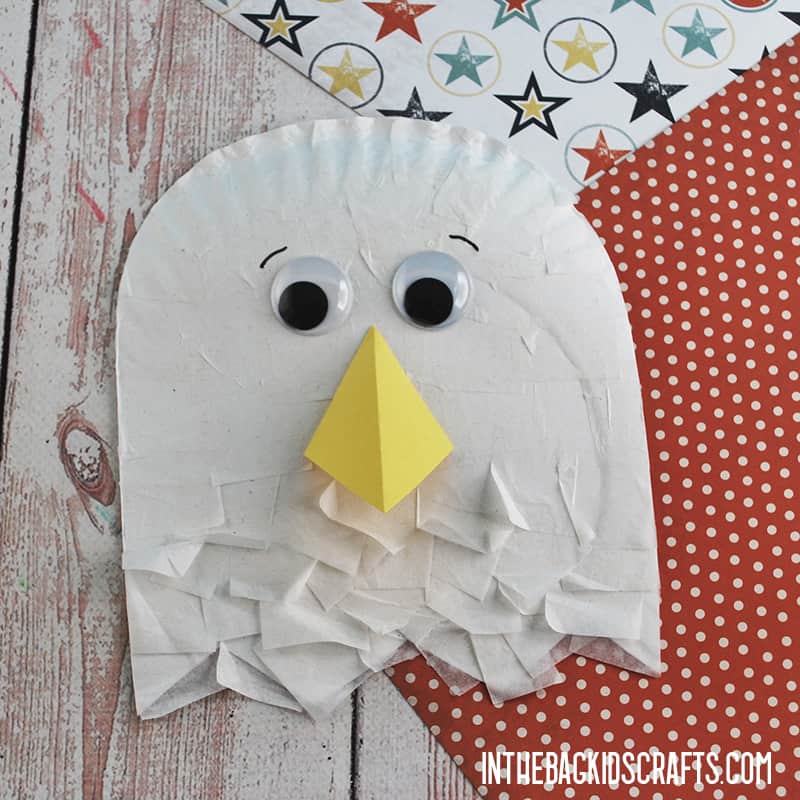 Eagle craft with free printable template â in the bag kids crafts