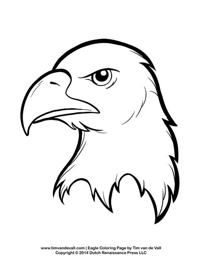 Bald eagle coloring page for kids patriotic coloring pages â tims printables eagle drawing coloring pictures animal coloring pages