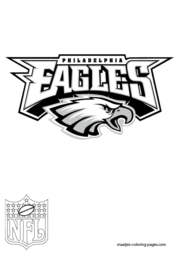 Philadelphia eagles coloring pages