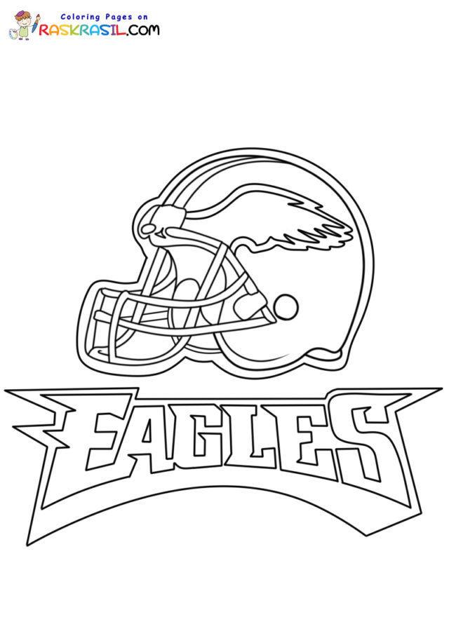 Philadelphia eagles coloring pages