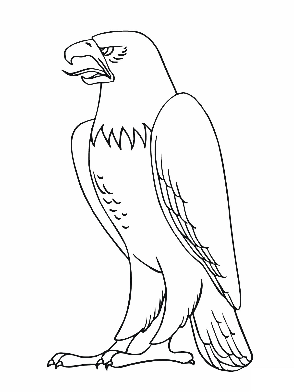 Free printable eagle coloring pages for kids