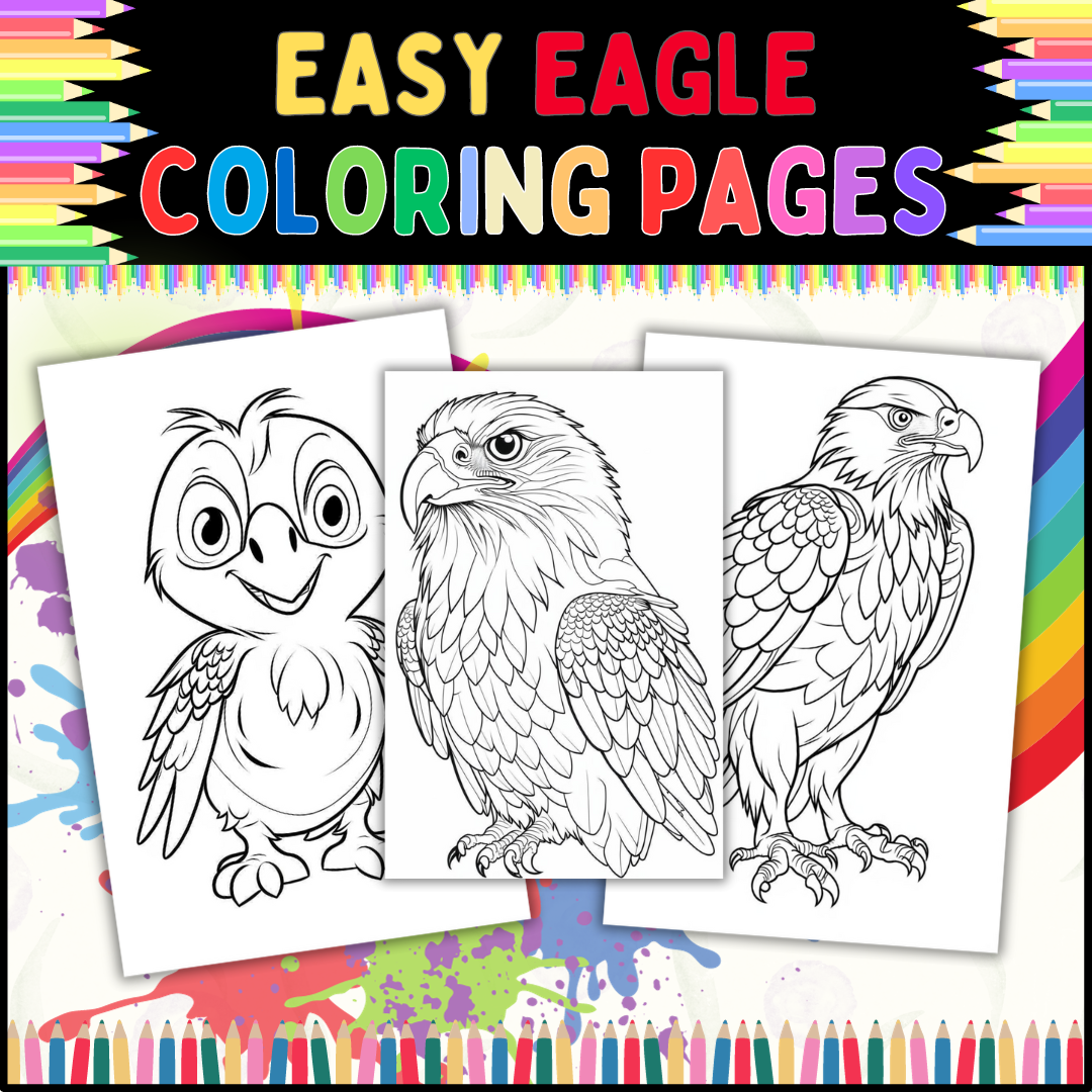 Eagle coloring pages