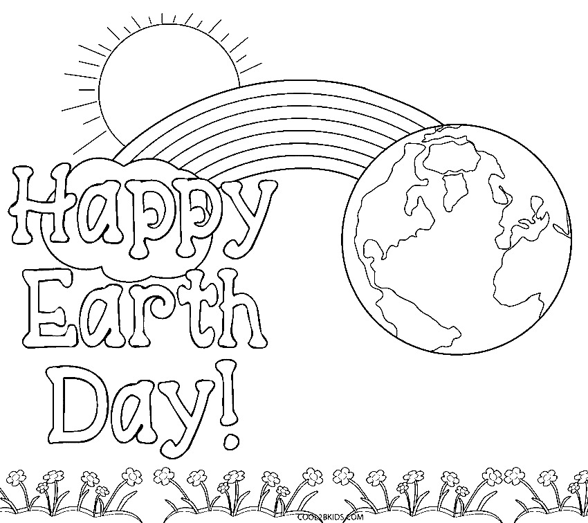 Meaningful earth day printable coloring pages for children