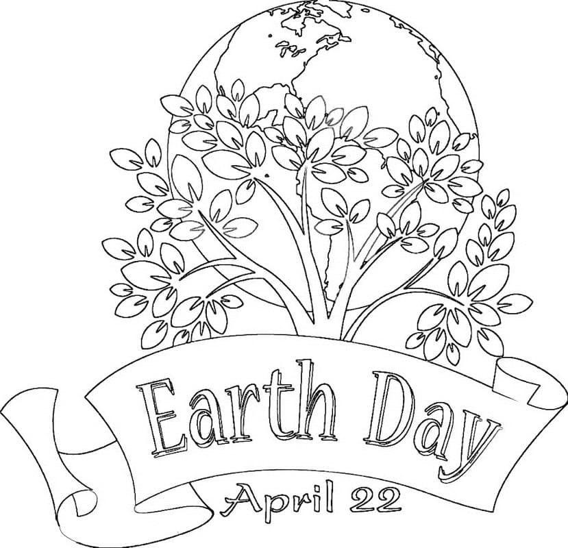 Meaningful earth day printable coloring pages for children