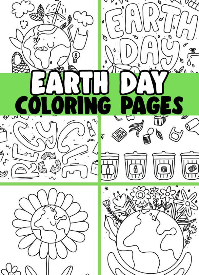 Earth day coloring pages