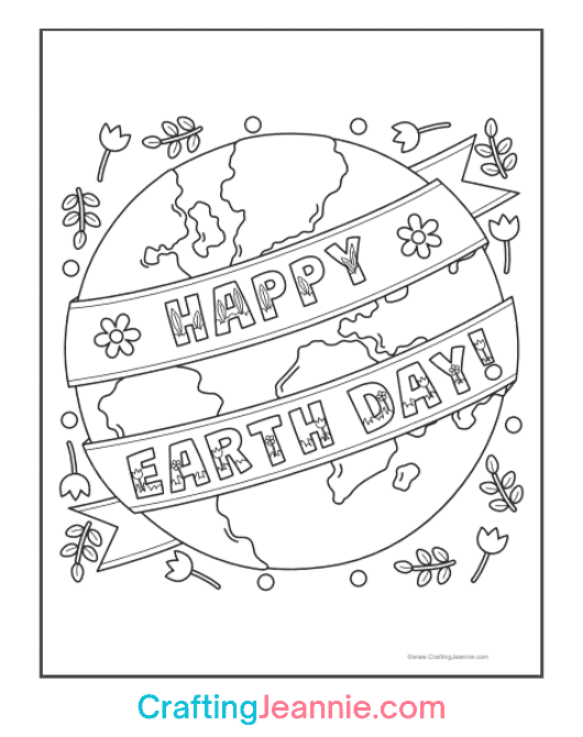 Earth day coloring pages