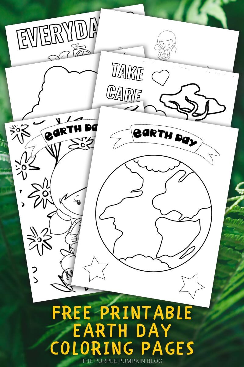 Free printable earth day loring pages louring sheets