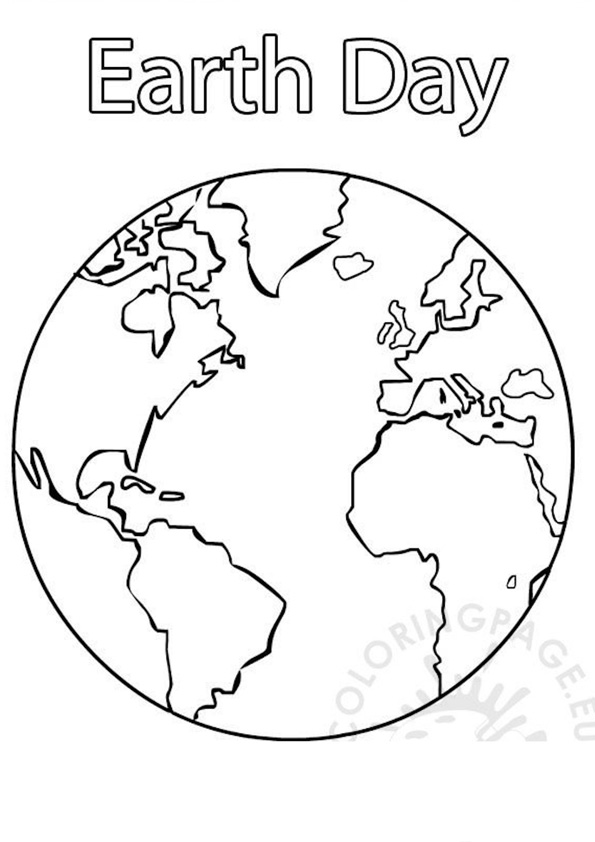 Coloring pages free printable earth day coloring pages for toddlers