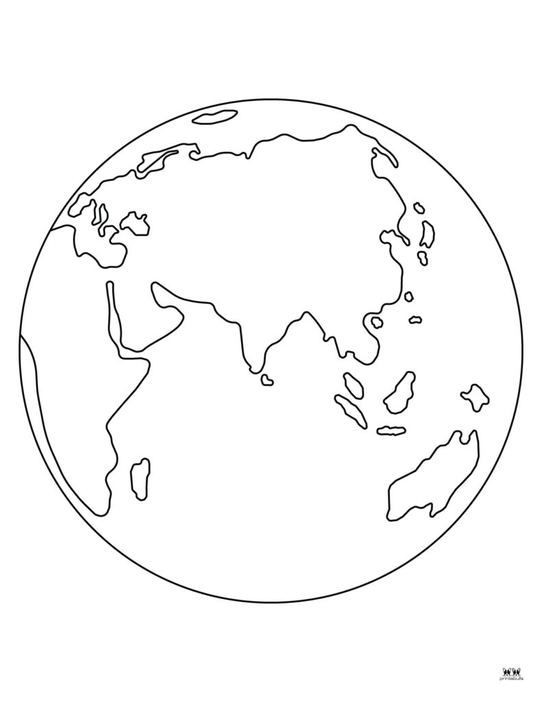 Earth coloring pages