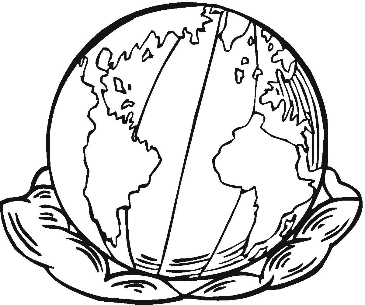 Free printable earth coloring pages for kids