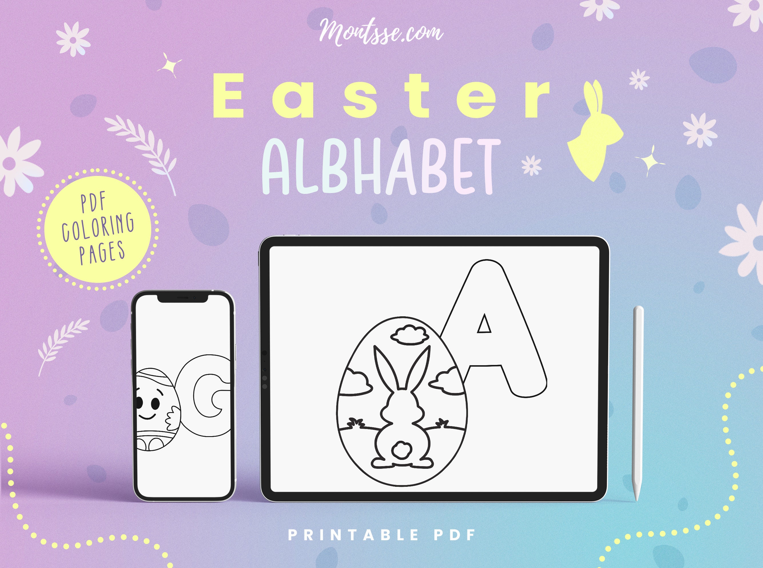 Easter easter alphabet coloring pages alphabet easter alphabet