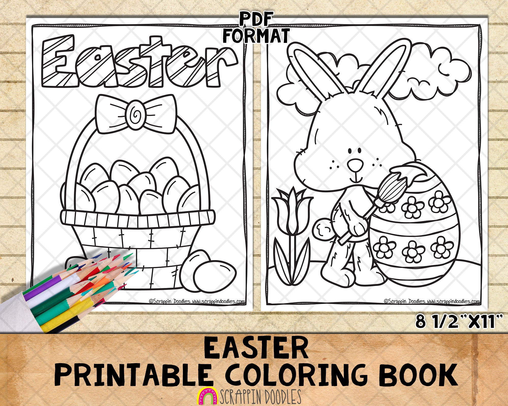 Easter coloring book