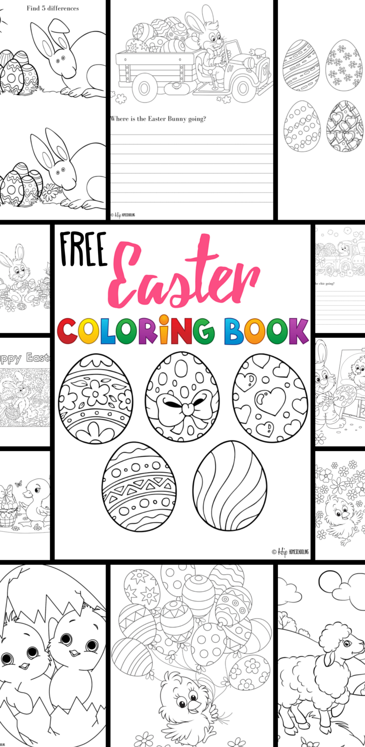 Free easter coloring pages your kids will love