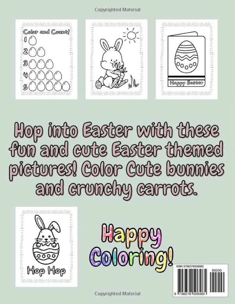 My first easter coloring book for toddlers norah julia cute and fun single sided coloring pages for ages one and up perfect for easter baskets norah julia coloring books julia norah