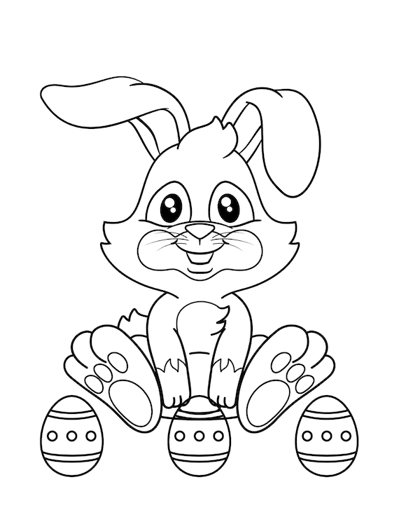 Easter coloring sheets easter bunny coloring page x a easter coloring page coloring pages printable coloring instant download instant download