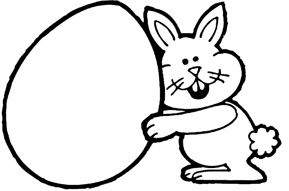 Easter bunny coloring page northern news