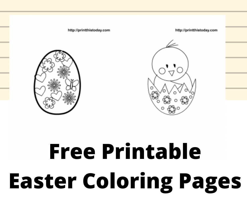 Easter coloring pages printables