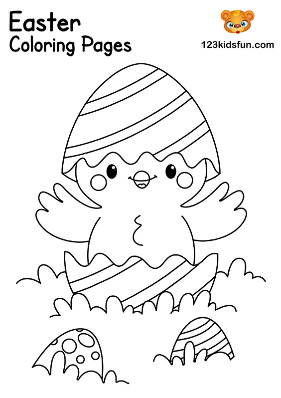 Free easter coloring pages for kids kids fun apps