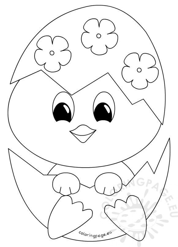 Easter coloring page